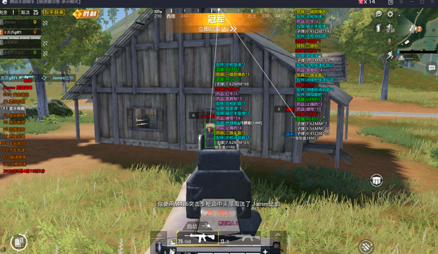 和平精英辅助【地狱犬直装V3.1修复版】原哮天犬直装改名 人物骨骼透视 全屏自瞄 物资显示